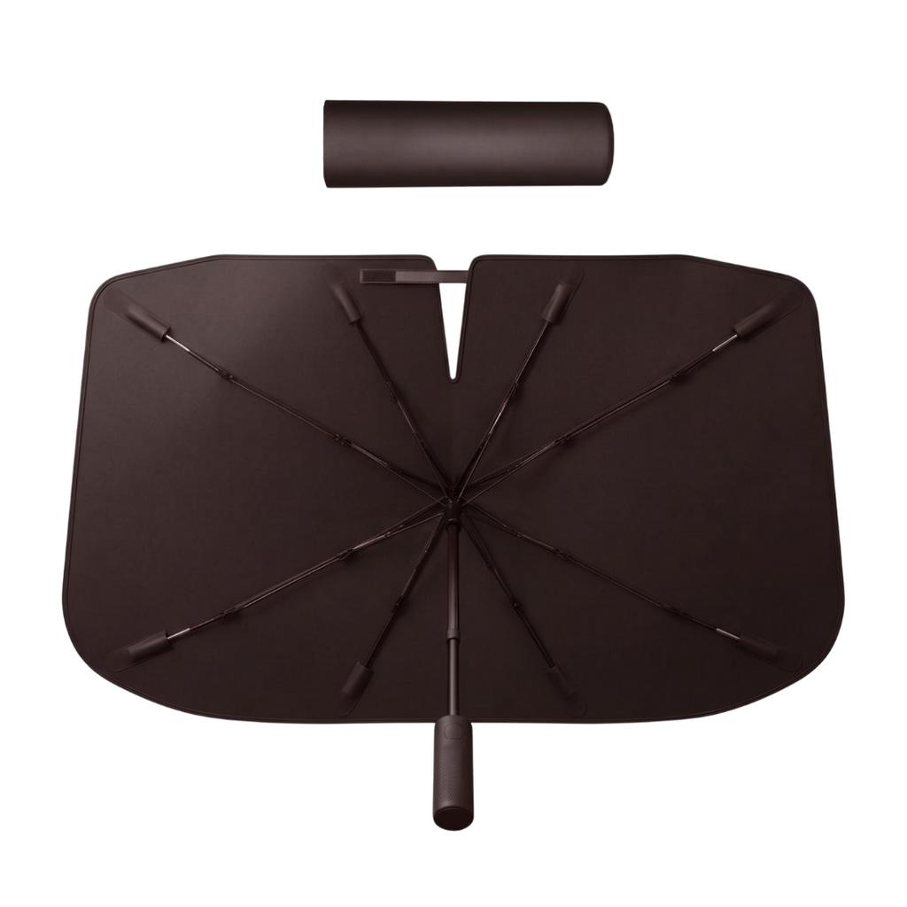 Foldable Car Windshield Sunshade Umbrella with Vinyl Reflective Layer