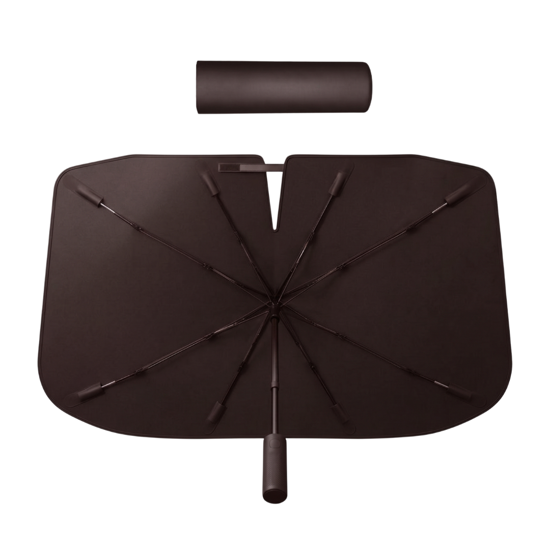 Foldable Car Windshield Sunshade Umbrella with Vinyl Reflective Layer