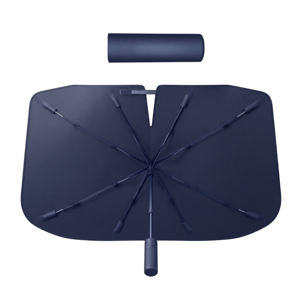 Foldable Car Windshield Sunshade Umbrella with Vinyl Reflective Layer