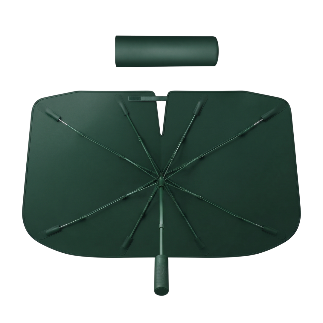 Foldable Car Windshield Sunshade Umbrella with Vinyl Reflective Layer