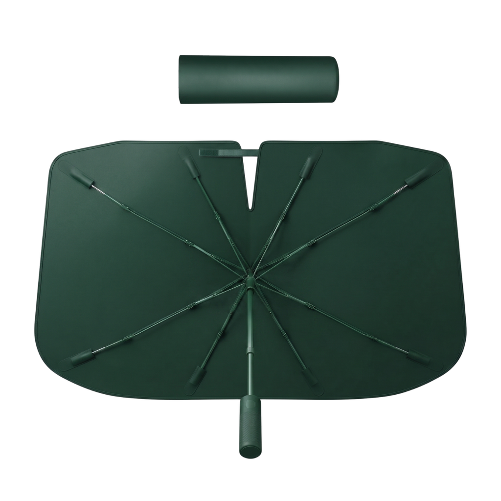 Foldable Car Windshield Sunshade Umbrella with Vinyl Reflective Layer