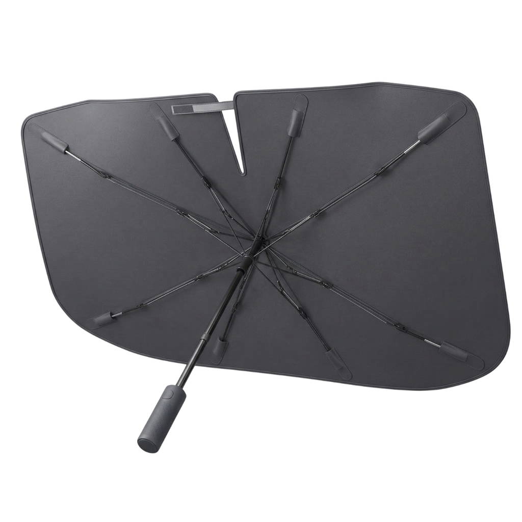 Foldable Car Windshield Sunshade Umbrella with Vinyl Reflective Layer