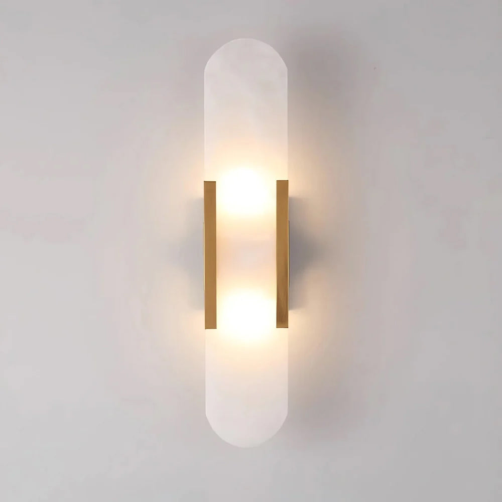 Aurelio Linear Alabaster Wall Lamp