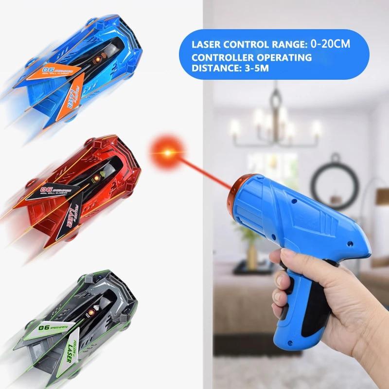 Remote Control Wall Climbing Car Laser Steering Toy