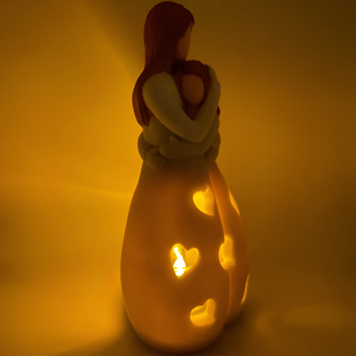 Mother Daughter Candle Holder Ornament for Mother's Day Gift