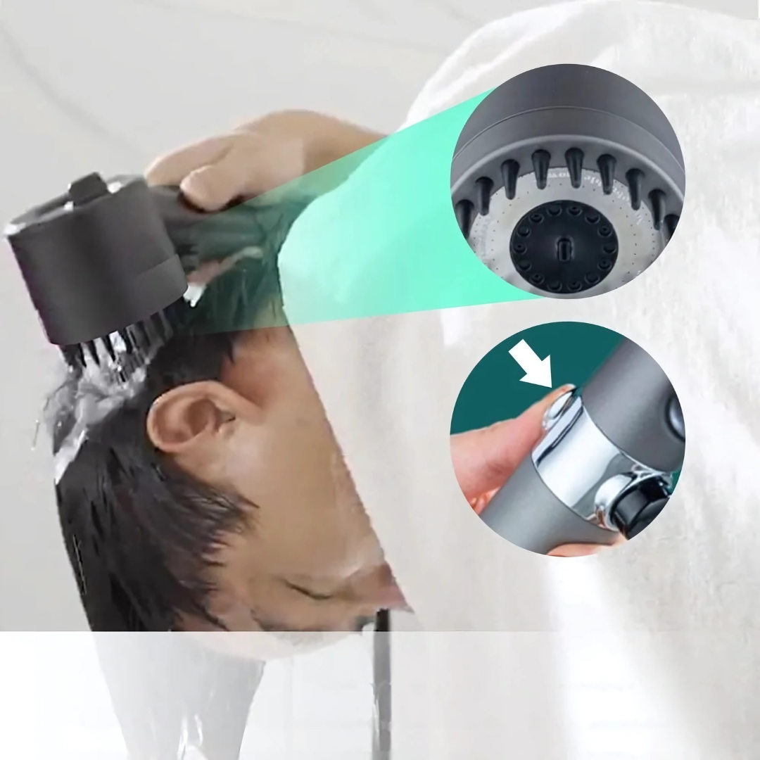High Pressure Handheld Shower Head 9-Stage Water Filtration