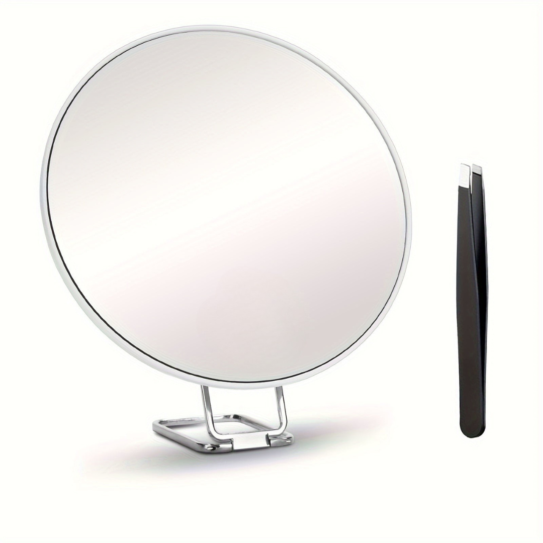 Magnifying Makeup Mirror with Suction and Adjustable Stand