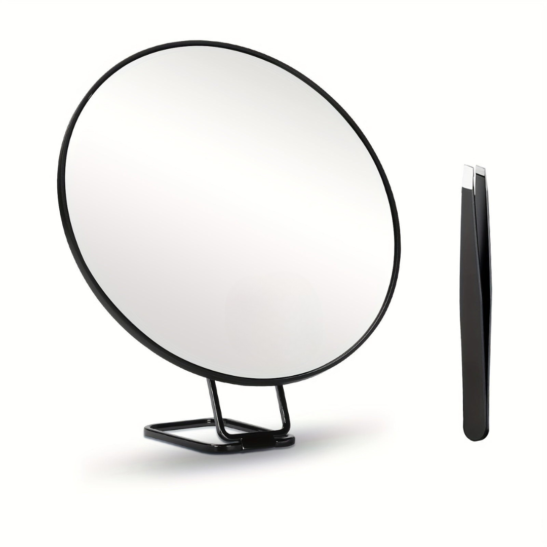 Magnifying Makeup Mirror with Suction and Adjustable Stand