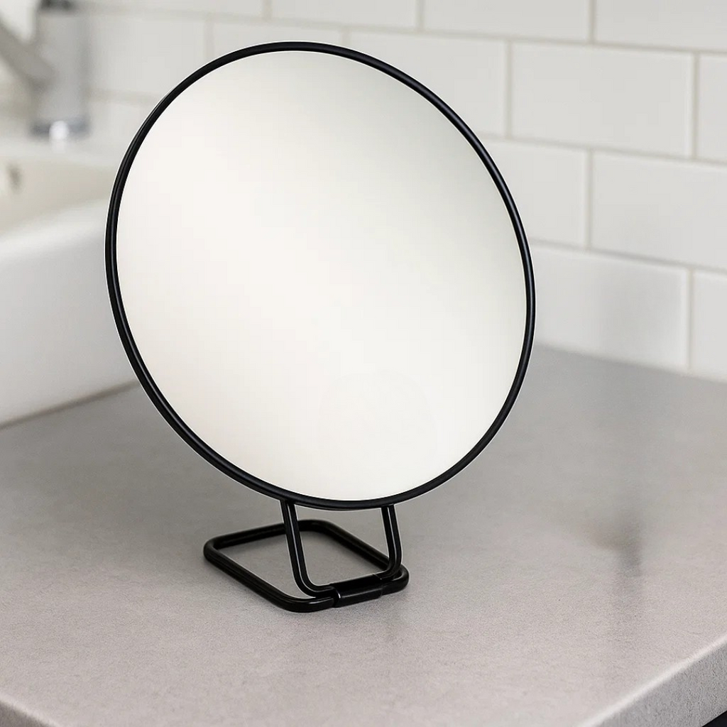 Magnifying Makeup Mirror with Suction and Adjustable Stand