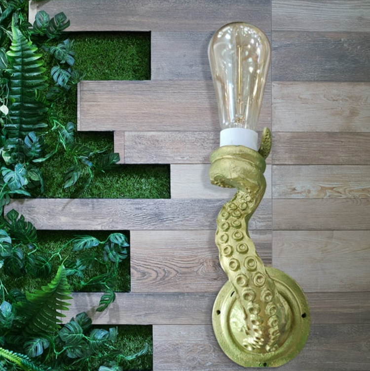 Octopus Tentacle Wall Light Ocean Style Sconce