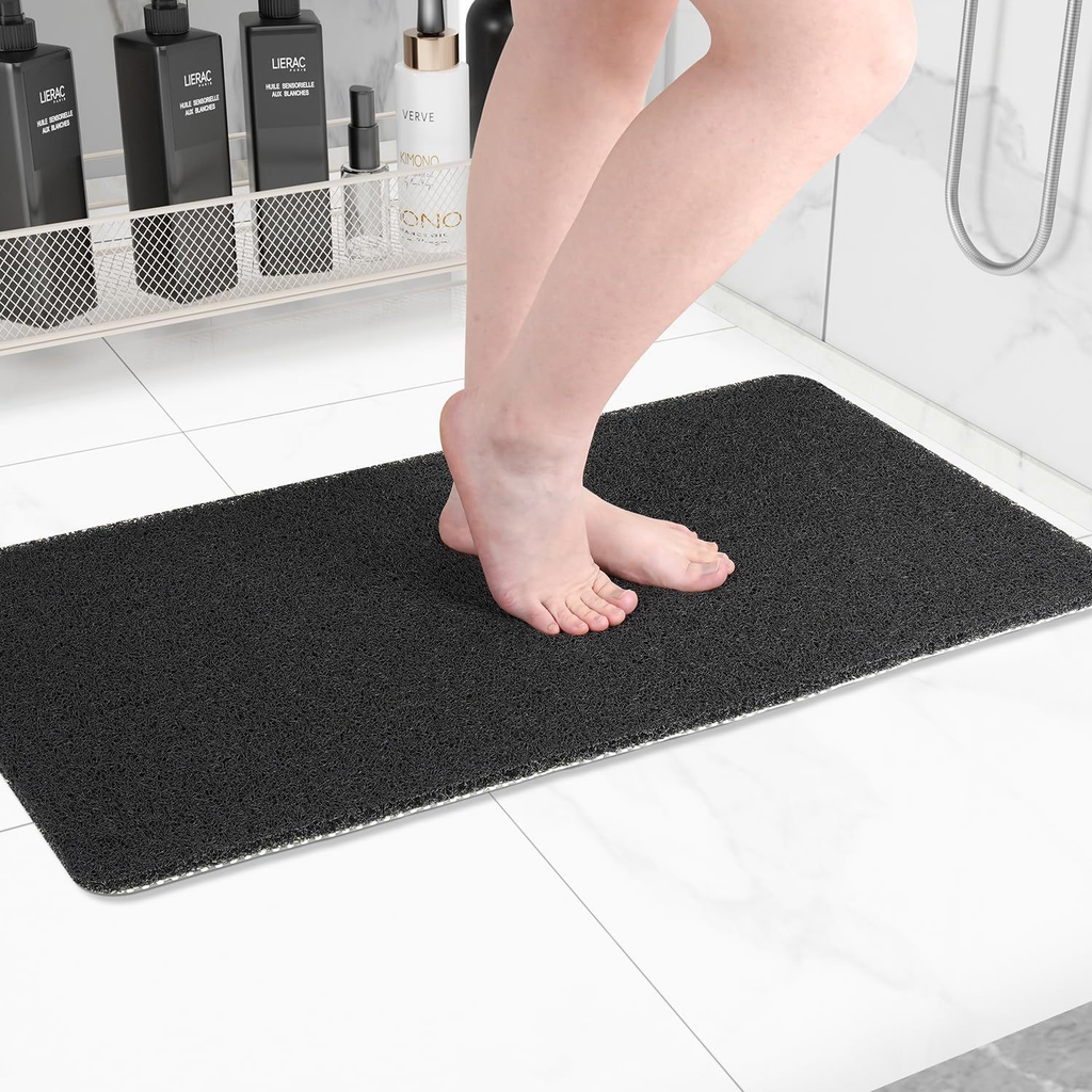 Non Slip Shower Mat Secure Grip with Fast Water Drainage
