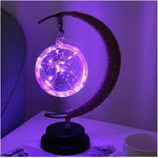 Moon Shaped Table Lamp Soft Ambient LED Decorative Light