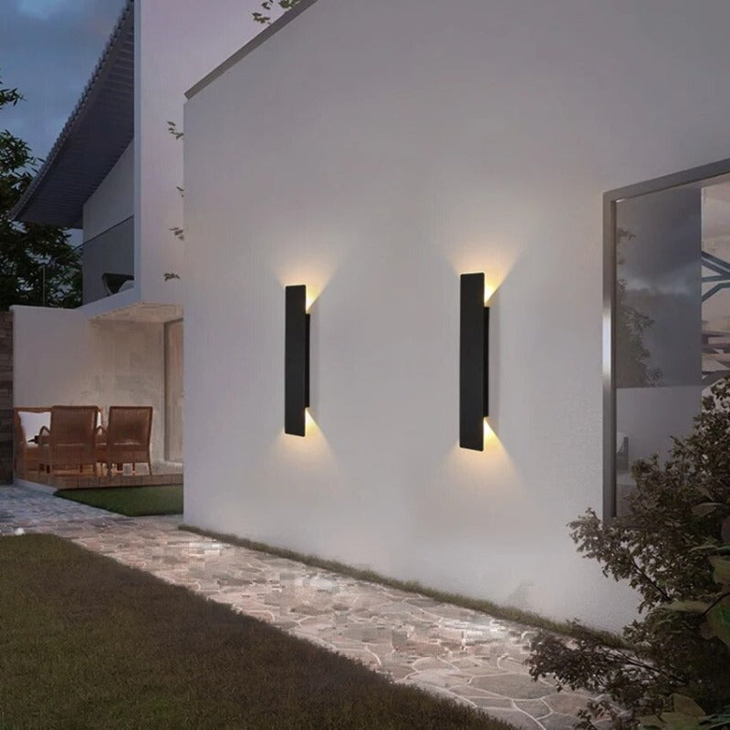 Outdoor LED Wall Light Modern Weatherproof Exterior Lighting