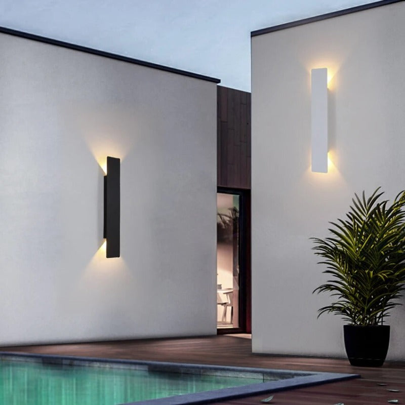 Outdoor LED Wall Light Modern Weatherproof Exterior Lighting