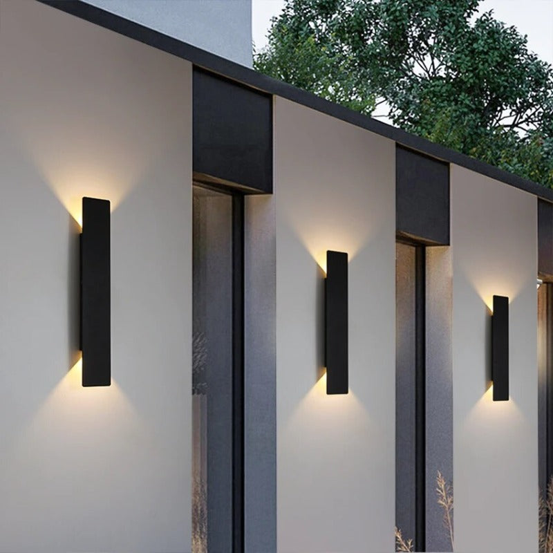 Outdoor LED Wall Light Modern Weatherproof Exterior Lighting