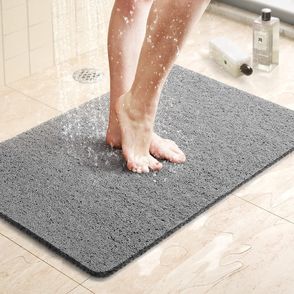 Non Slip Shower Mat Secure Grip with Fast Water Drainage