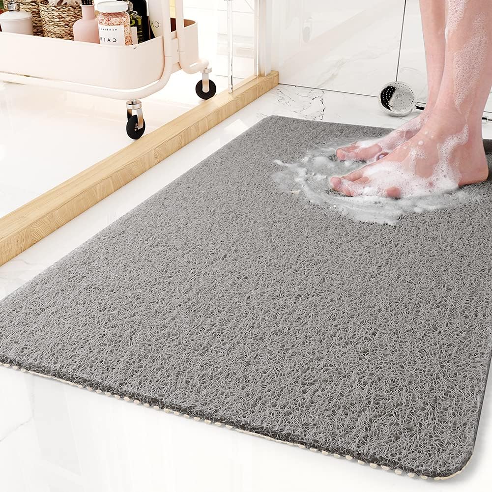 Non Slip Shower Mat Secure Grip with Fast Water Drainage