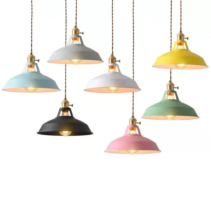 Industrial Style Pendant Light Adjustable Hanging Ceiling Fixture