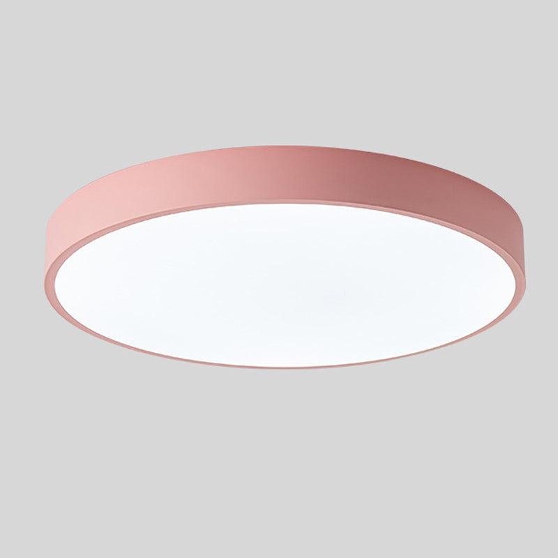 Round Flush Ceiling Light Adjustable LED Lighting for Rooms