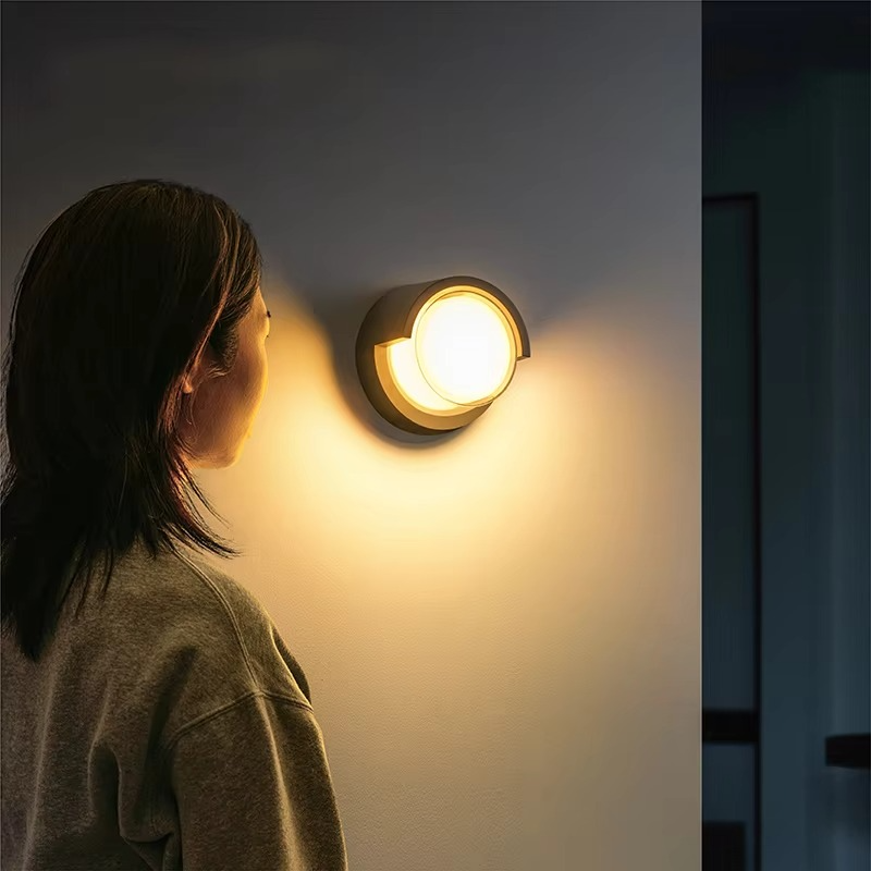Outdoor LED Wall Light with Motion Sensor Weather-Ready Design