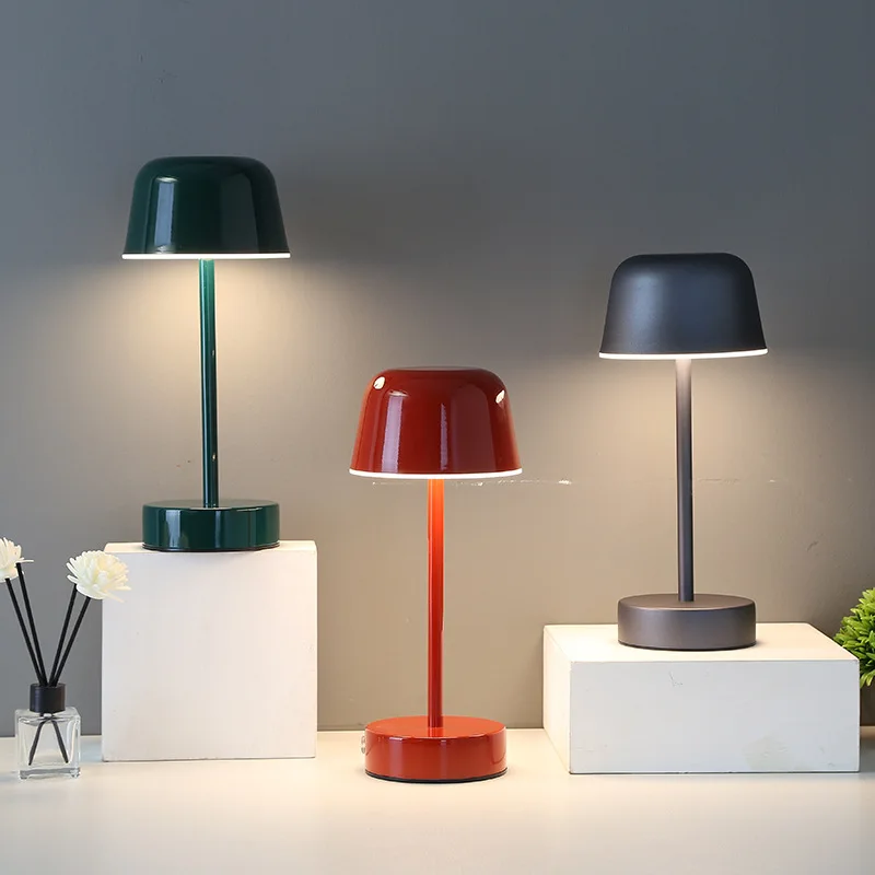 Modern Wireless LED Table Lamp Rechargeable Dimmable Light