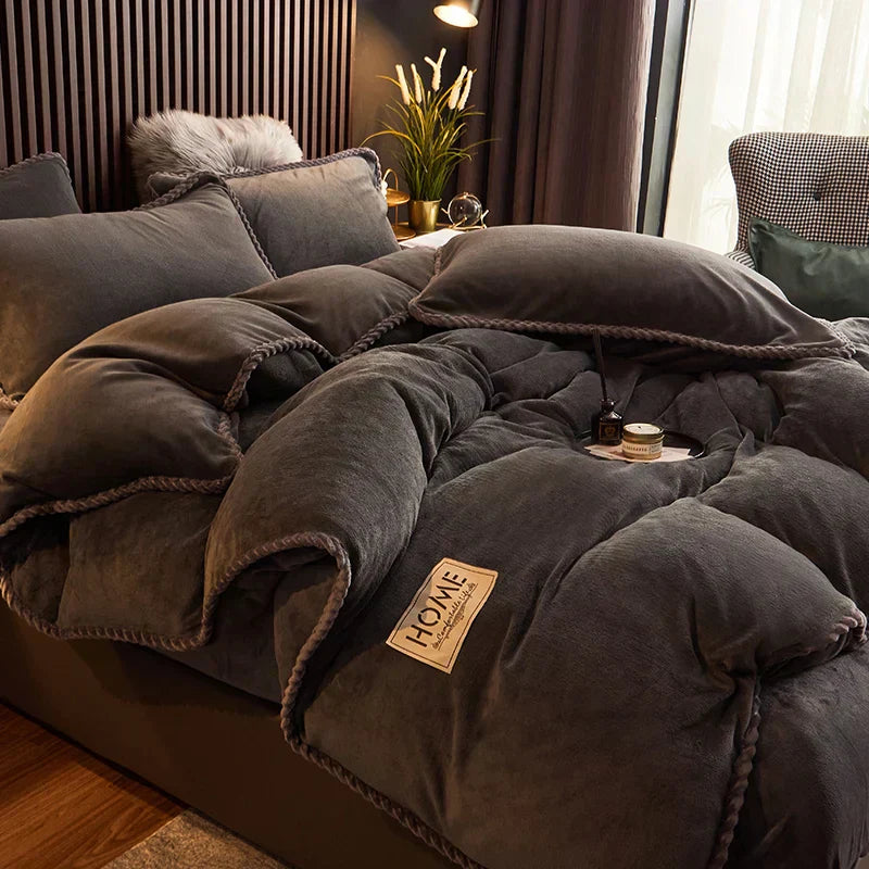 Winter Duvet Cover Set Warm Gentle Touch Bedding