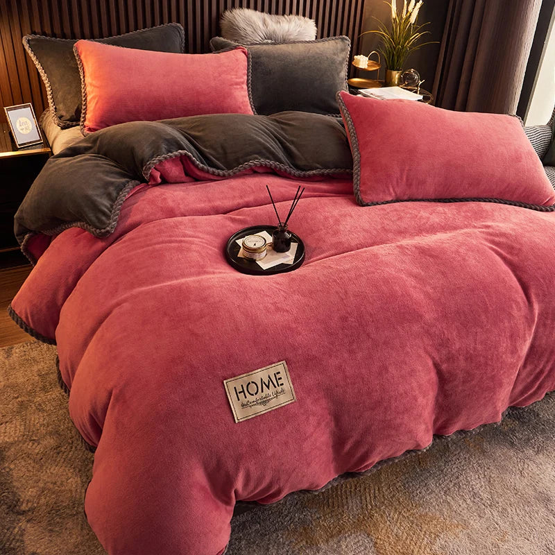 Winter Duvet Cover Set Warm Gentle Touch Bedding