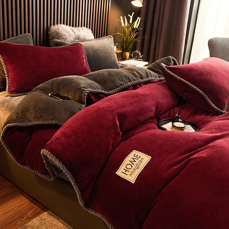 Winter Duvet Cover Set Warm Gentle Touch Bedding