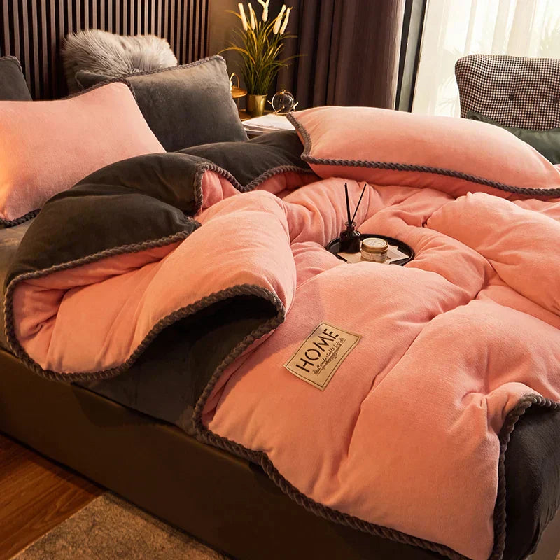 Winter Duvet Cover Set Warm Gentle Touch Bedding