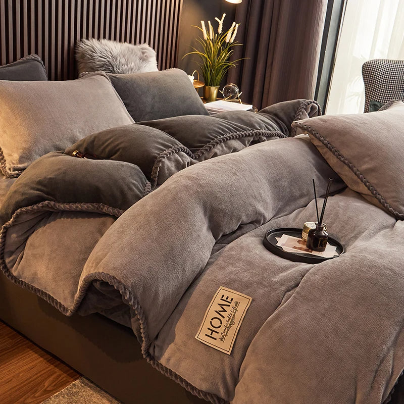 Winter Duvet Cover Set Warm Gentle Touch Bedding