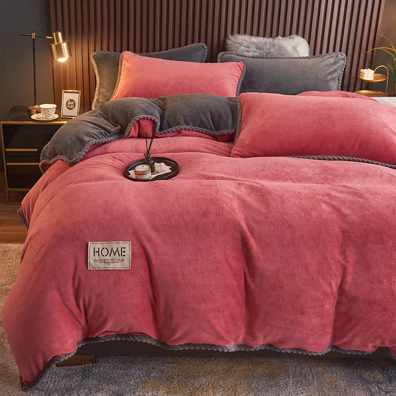 Winter Duvet Cover Set Warm Gentle Touch Bedding