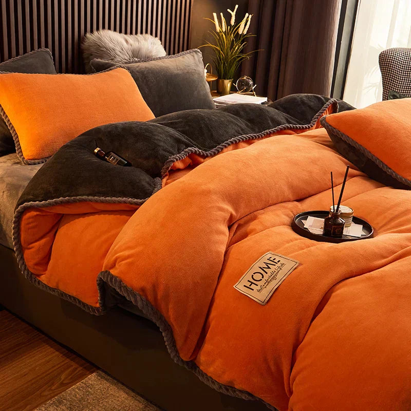 Winter Duvet Cover Set Warm Gentle Touch Bedding
