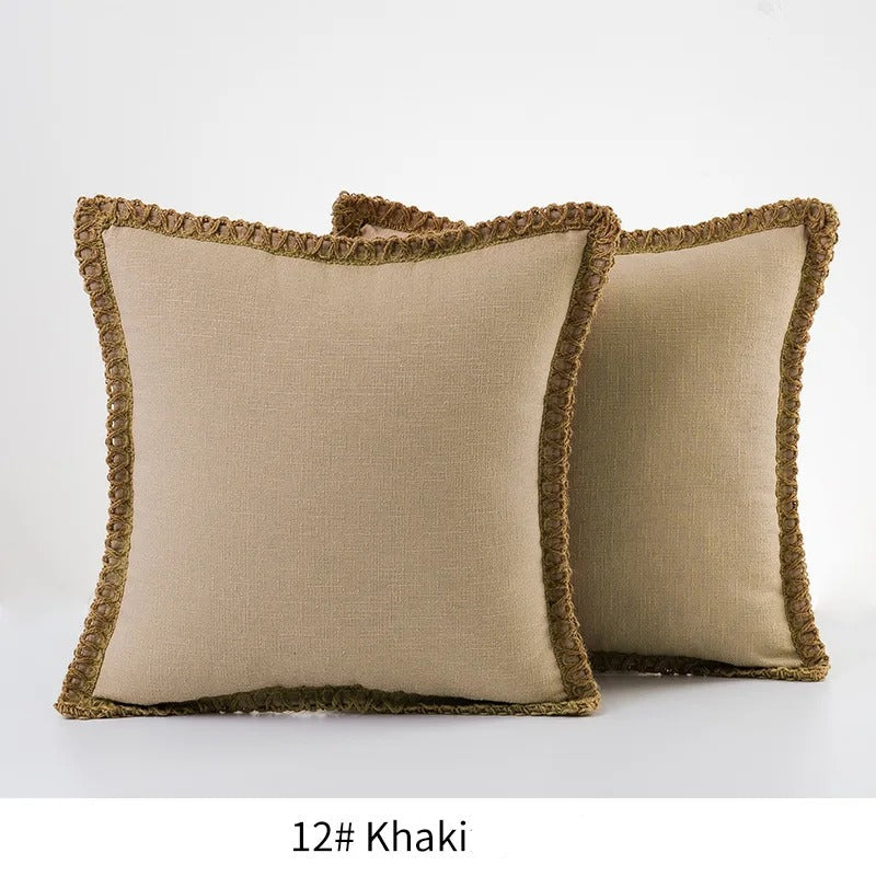 Square Cushion Cover Decorative Sofa Accent
