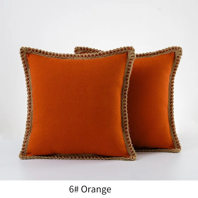 Square Cushion Cover Decorative Sofa Accent