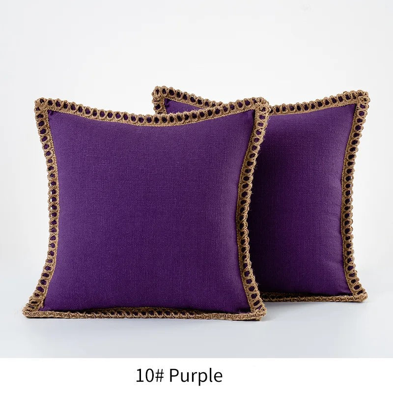 Square Cushion Cover Decorative Sofa Accent