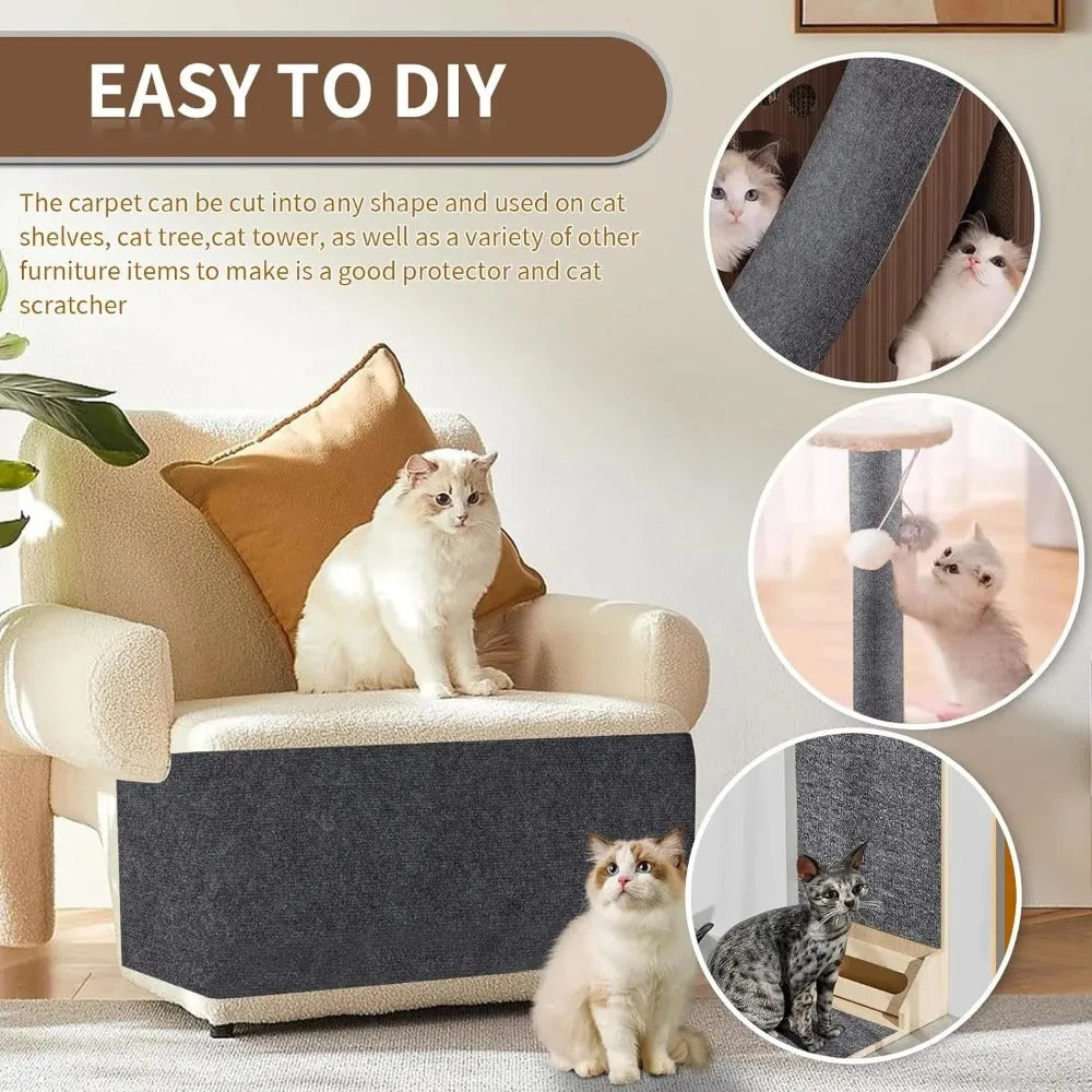 Universal Cat Scratch Guard Trim-to-Fit Furniture Protector