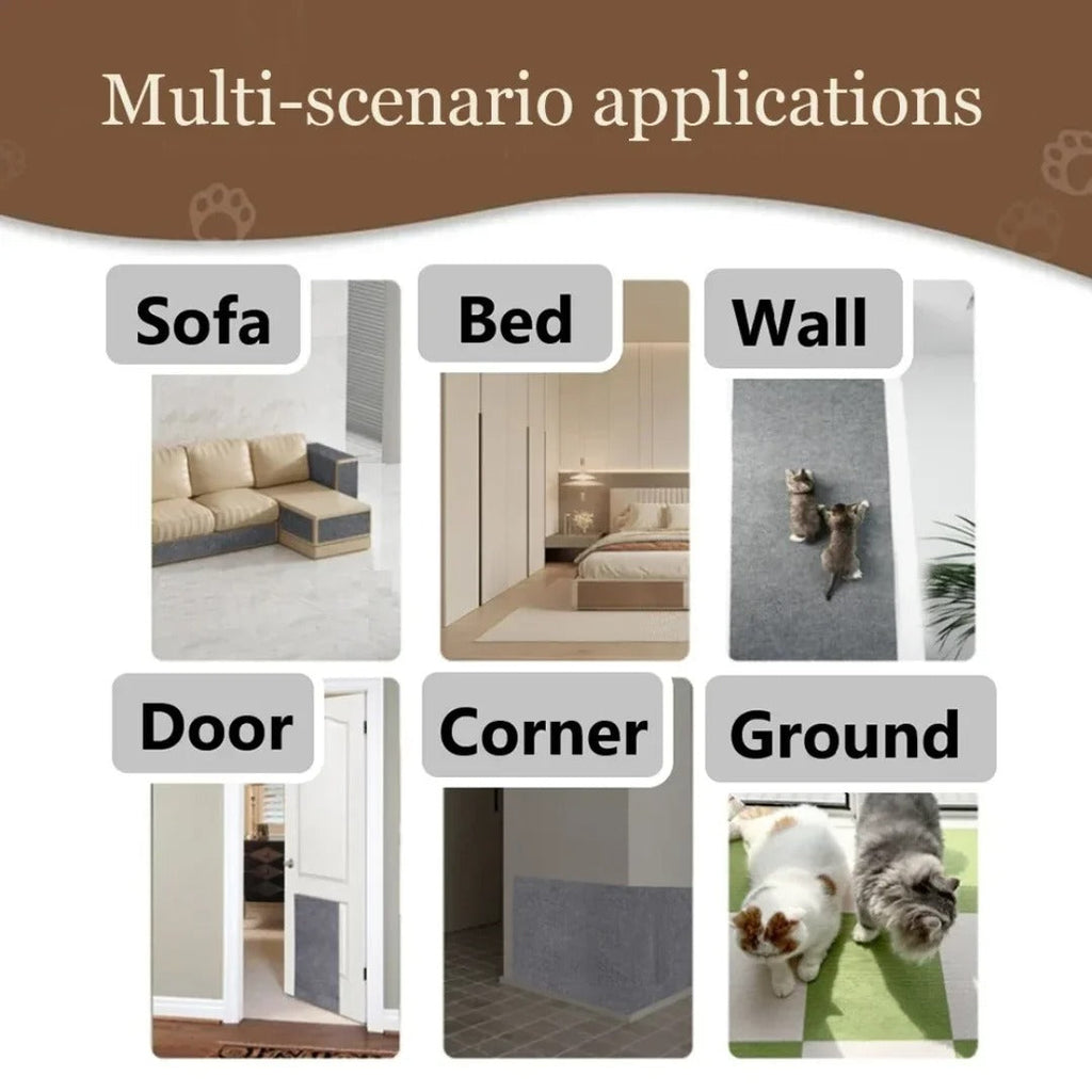 Universal Cat Scratch Guard Trim-to-Fit Furniture Protector