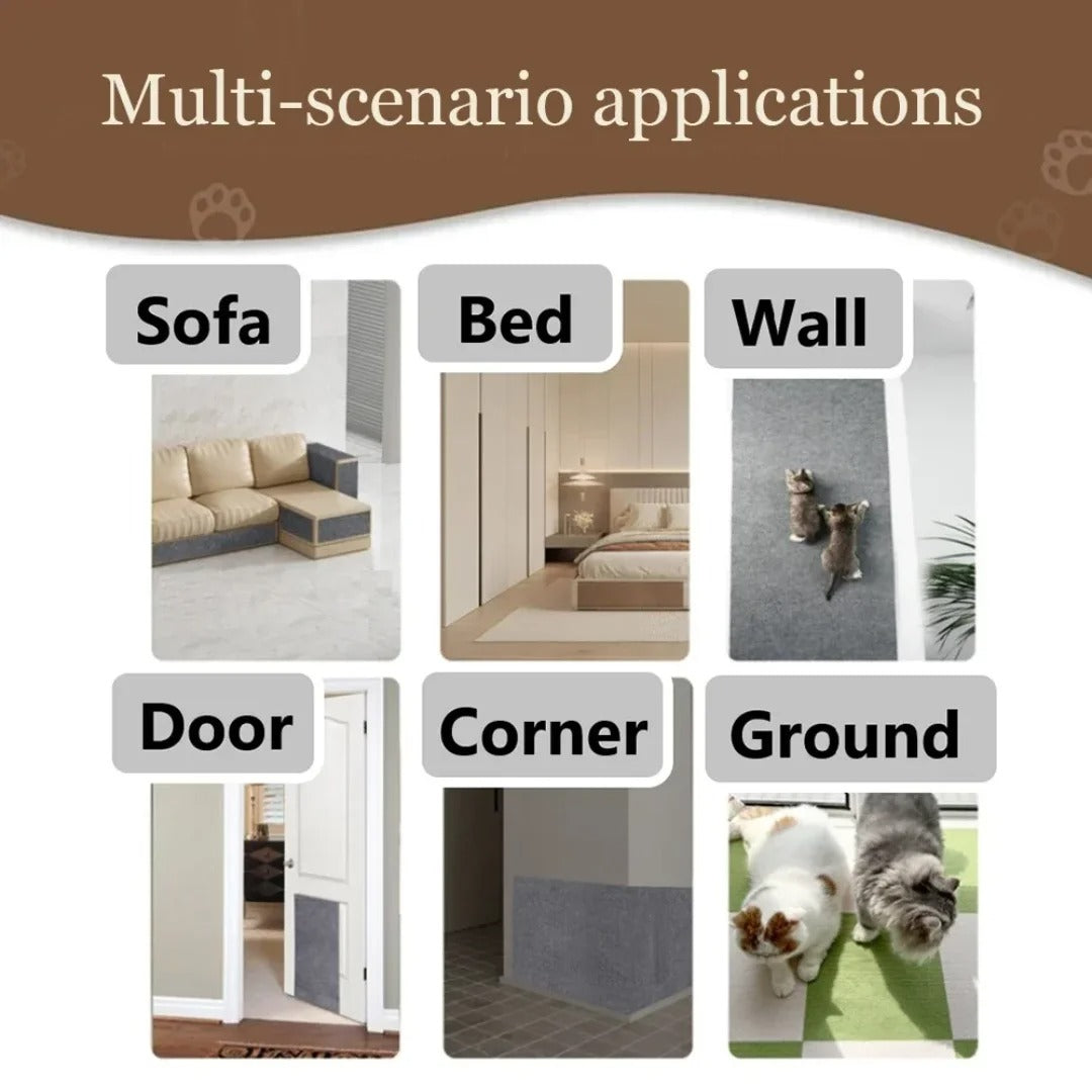 Universal Cat Scratch Guard Trim-to-Fit Furniture Protector