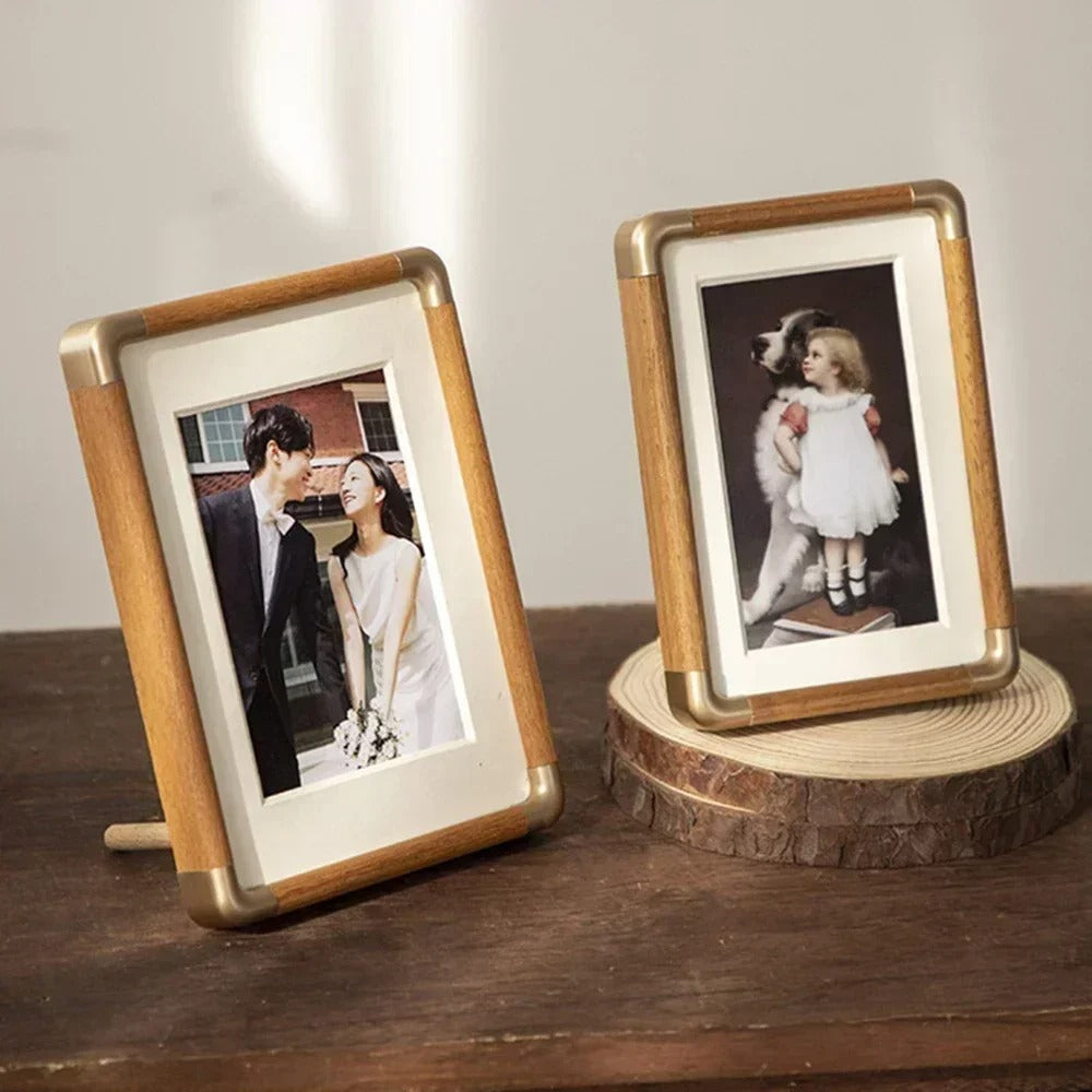 Decorative Photo Frame Vintage-Style Tabletop Display