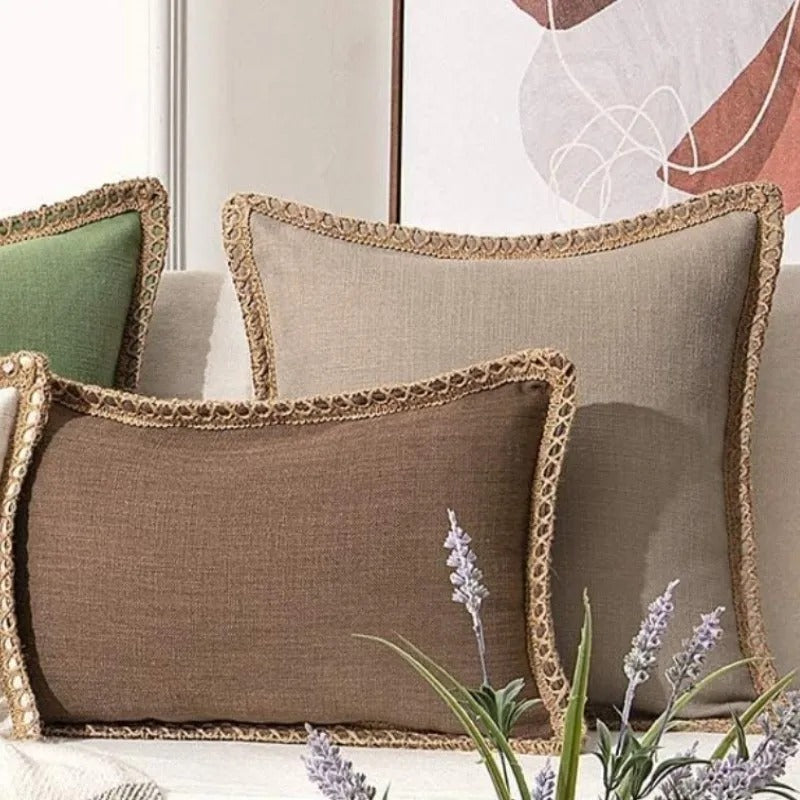 Square Cushion Cover Decorative Sofa Accent