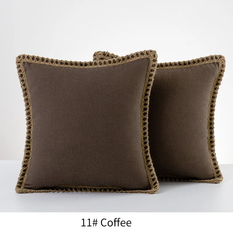 Square Cushion Cover Decorative Sofa Accent