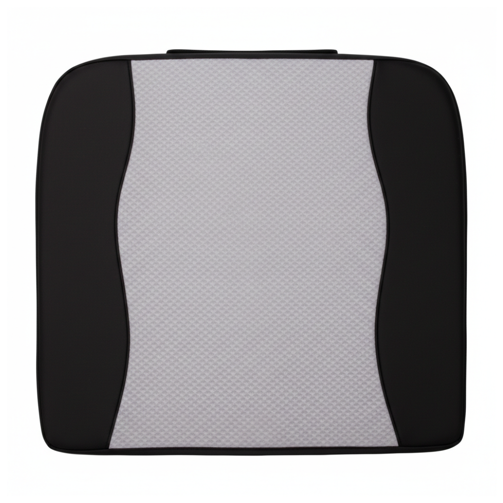 Memory Foam Car Seat Cushion with Anti-Slip Base, 18 x 17 in