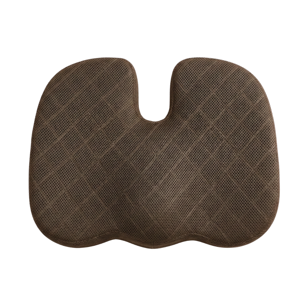Memory Foam Car Seat Cushion with Anti-Slip Base and Washable Cover