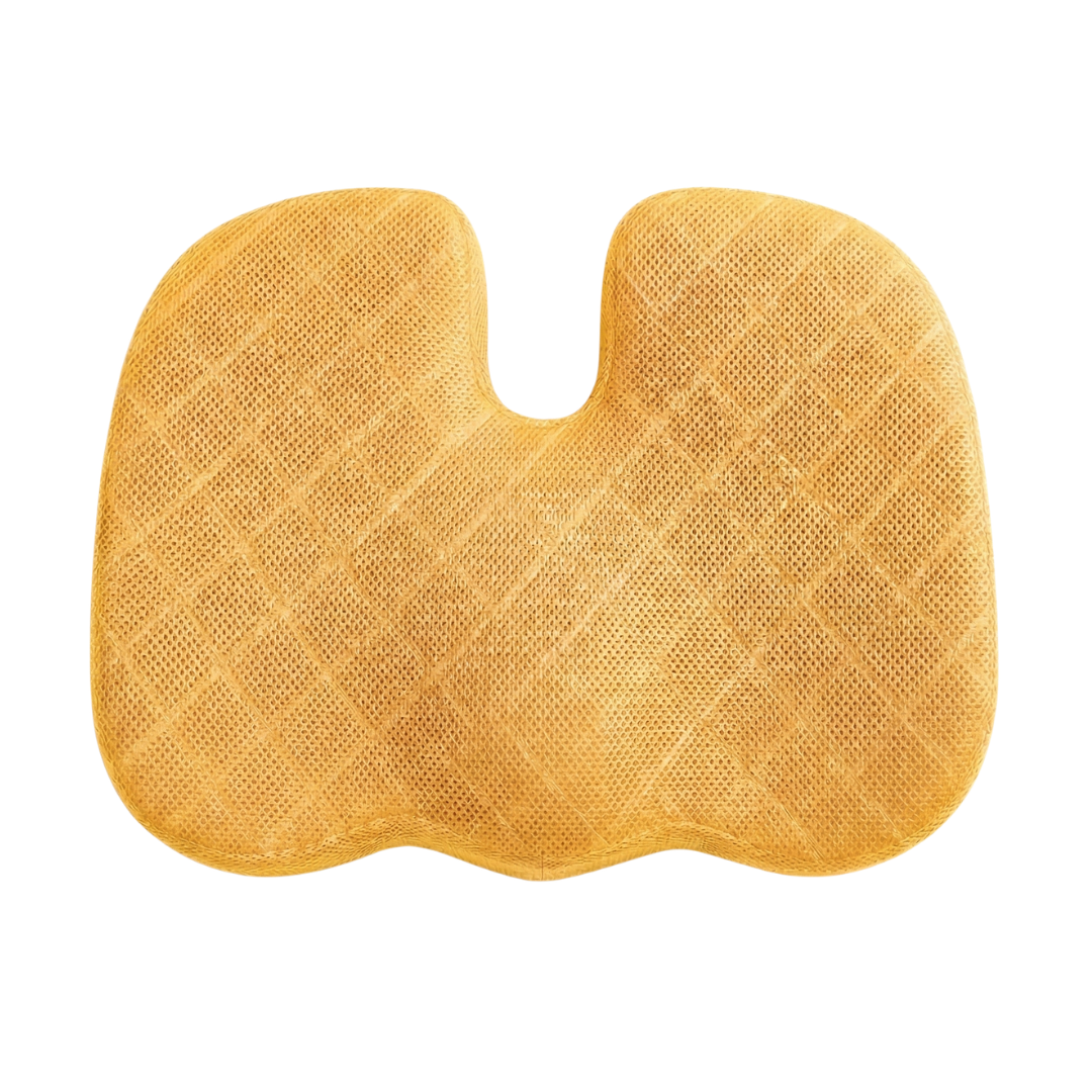 Memory Foam Car Seat Cushion with Anti-Slip Base and Washable Cover