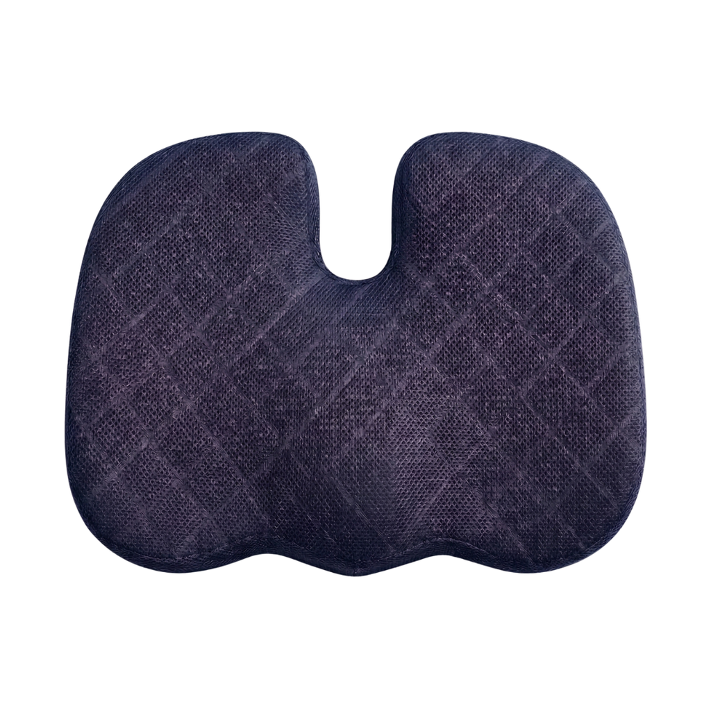 Memory Foam Car Seat Cushion with Anti-Slip Base and Washable Cover