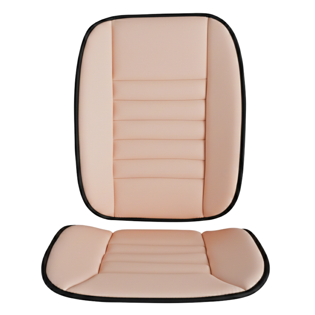 Memory Foam Seat Cushion with Back Support Pillow for Car Rides