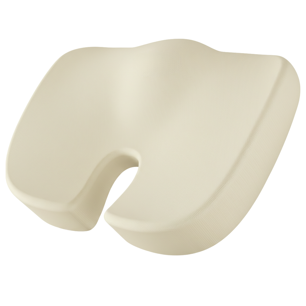 Memory Foam Vehicle Seat Cushion With Rear U Shape Cutout Base Insert