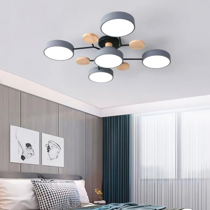 Branch Inspired Ceiling Light Contemporary Disc Fixture