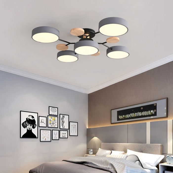 Branch Inspired Ceiling Light Contemporary Disc Fixture