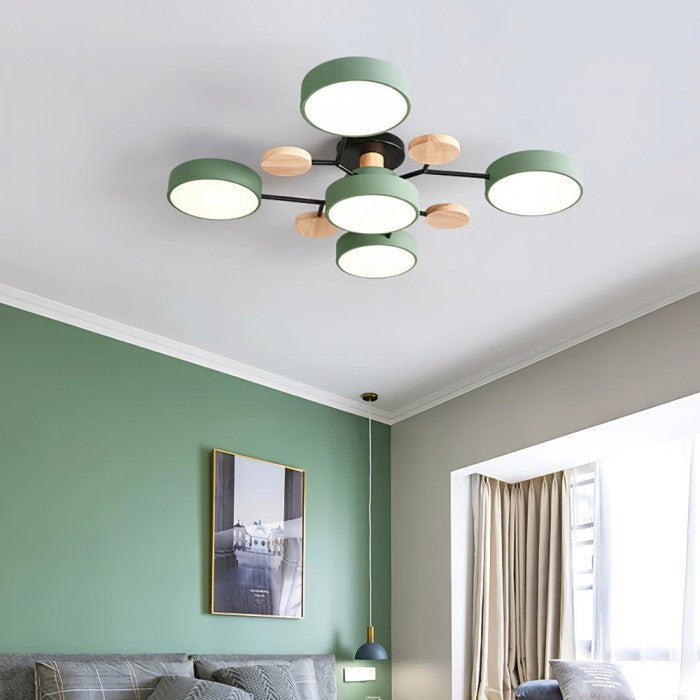 Branch Inspired Ceiling Light Contemporary Disc Fixture